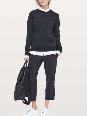 Lululemon On The Fly Crop 23" Black (Second Release) 8
